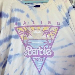 Torrid Malibu Barbie Tye Die Sweatshirt